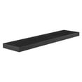 thumbnail image 2 of 43" Black Wooden Floating Shelf, 2 of 3