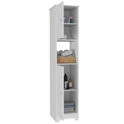 Yaka Linen Cabinet White