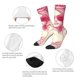 thumbnail image 4 of Balery Ace Of Diamonds Lady Calcetas Largas con Estampado para Hombre y Mujer – Suaves y Transpirables, Talla Única (US 5-11), 4 of 6