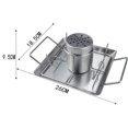 thumbnail image 3 of CEHVOM Perforated Stainless Steel Turkey Chicken Poultry Deep Frying Rack For Deep Fry Pot Grill BBQ Clearance, 3 of 8