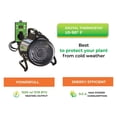 thumbnail image 4 of Calefactor para invernadero Bio Green PALMA 1500 W de acero inoxidable, 4 of 8