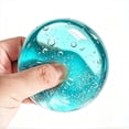 thumbnail image 4 of STPToys Transparent Bubble Filled Round Squeeze Gadget, Soft Elastic Tactile Pressure Reducing Accessory Perfect For Birthday Gifts, Party Favors And General Reward Presents, 4 of 7