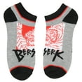 thumbnail image 3 of Berserk Socks Anime Guts Brand Of Sacrifice 5 Pack Adult No Show Ankle Socks, 3 of 7