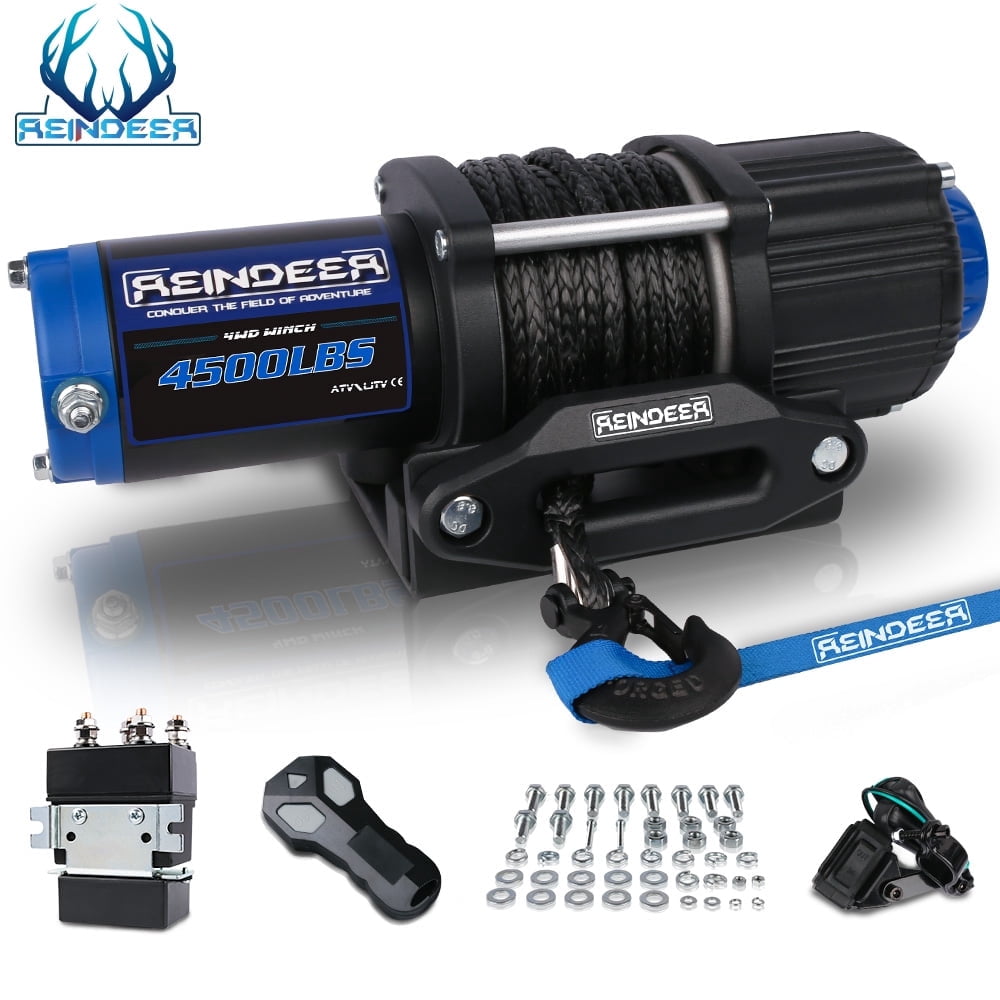 4500LBS Synthetic Rope Winch