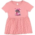 thumbnail image 3 of Inktastic Cute Dachshund with Heart Glasses and Pink Girls Baby Dress, 3 of 5