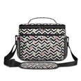 thumbnail image 2 of Lunch Box Pioneer Flower Floral Print Pattern Insulated Lunch Bag for Women Men,Medium Leakproof Lunchbox Cooler Bag Adjustable Strap,10 X 6.7 X 8 Inches, 2 of 6