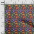 thumbnail image 1 of oneOone Polyester Lycra Chocolate Brown Fabric Palm Tree|Elephant & Dinosaur Sewing Material Print Fabric By The Yard 56 Inch Wide, 1 of 4
