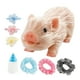 thumbnail image 5 of Cerdito de silicona de juguete, minicerdito de silicona realista, cerdito de cuerpo completo, cerdito realista con accesorios., 5 of 9