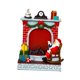 thumbnail image 4 of Casa de nieve navideña de resina, artesanía en miniatura de Navidad, adorno de Navidad encantador para decoración del hogar o jardín, multifuncional, 4 of 8