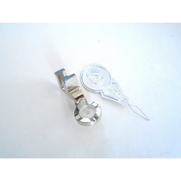 Low Shank Couching Free Motion Presser Foot 1.5mm For Domestic sewing machines Brother Singer Janome Juki Kenmore Pfaff Husqvarna Viking Elna White