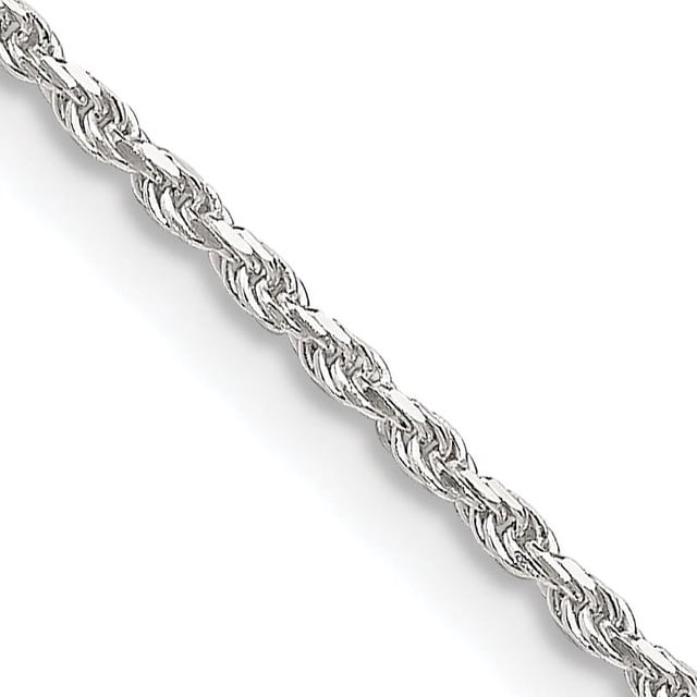 925 Sterling Silver 1.5mm Rope Chain Necklace Pendant Charm
