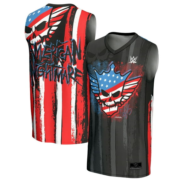 Youth ProSphere Black Cody Rhodes American Nightmare Flag Basketball Fashion Jersey