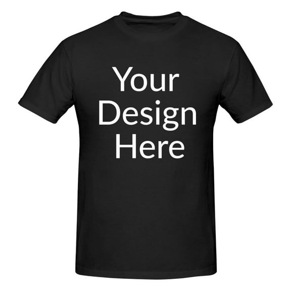 Custom T Shirts Ultra Soft Add Your Text for Men