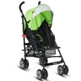 thumbnail image 5 of Costway Folding Lightweight Baby Toddler Umbrella Travel Stroller with Storage Basket Green, 5 of 10