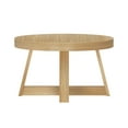 thumbnail image 4 of Plank+Beam Classic Solid Wood Round Coffee Table, 30" Farmhouse Table for Living Room, 4 of 8