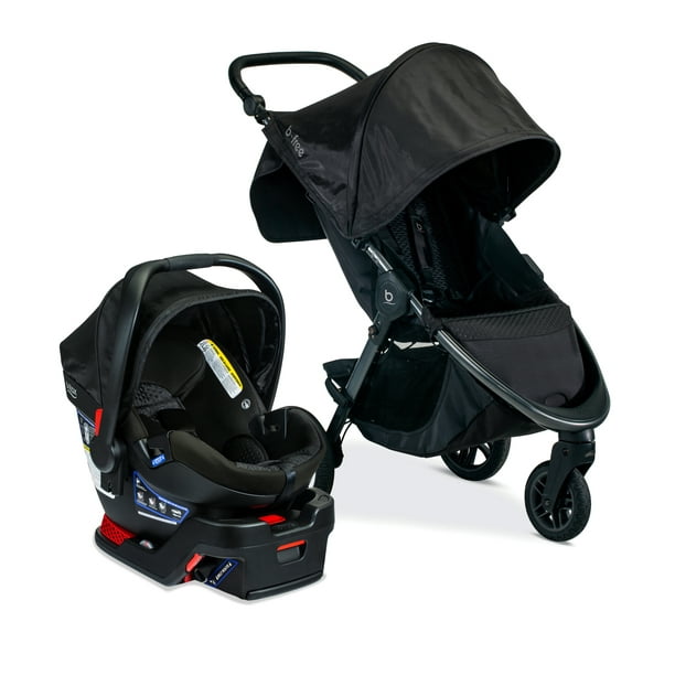 Britax BLively & BSafe Gen2 FlexFit Travel System Stroller, Midnight