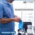 Kashi Surgicals Powder Free Nitrile Hand Gloves (Pack Of 50) Medium