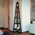 thumbnail image 2 of Casual Home 5-Shelf Corner Ladder Bookcase-Finish:Espresso, 2 of 8