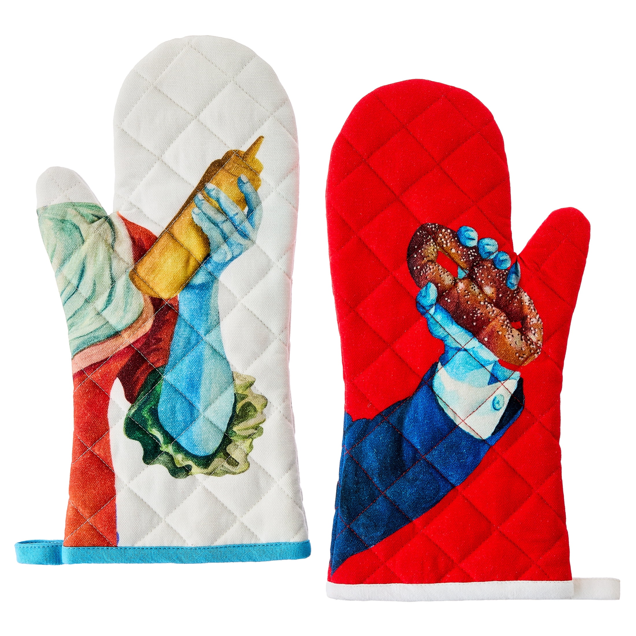 Sheila Bridges Philadelphia Collection Multicolor Cotton Oven Mitts, 2 Count
