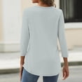 thumbnail image 5 of USA 250th Anniversary T Shirts for Celebrate 250th Anniversary of America Patriotic Veteran Tee America 250 Merchandise 3/4 Sleeved Top for Woman, 5 of 5