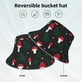 thumbnail image 4 of Kdxio Reflective Bucket Hat - Amanita Mushroom Print Bucket Hat for Men,Women, 4 of 9