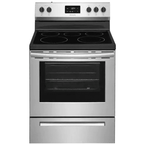 frigidaire glass top stove oven
