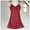Wine, variant on Idoravan Womens Nightgown Chemise Sleeveless Sleepwear Full Slip Lace Sling Vest Hollow Nightdress