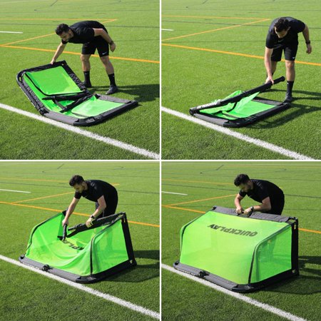 プロアルミトレーニングゴール 1.5m×1m (5×3ft) サッカーゴール アルミ製 サッカー 折りたたみ 子供 大人 クイックプレイ 正規代理店