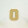 thumbnail image 4 of Package of 1, 10 Inch X 3/4" Thickness MDF Letter O in The Collegiate Font, Thick for Art & Craft Project, Made in USA, 4 of 4