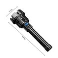 thumbnail image 3 of Outdoor Led Lights Outdoor Strong Light Torch, Usb Rechargeable Outdoor Long Range Led Hand Holding Searchlight, Rosette Head Heat Sink, Non-Slip Pattern Torch Head Lights Led, 3 of 9