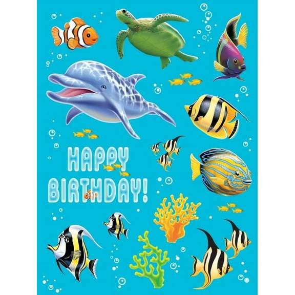 Stickers Value 12/4 Pack Ocean Partyn Value Stickers