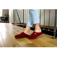 thumbnail image 5 of WoolFit&reg; Eco-Friendly Guest Slippers 'Tibet', dark red, 5 of 10