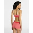 thumbnail image 4 of No Boundaries Seamless Triangle Bralette & Boyshort Set, 2-Piece, Women's XS-XXXL, 4 of 5