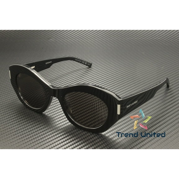 SAINT LAURENT SL 639 001 Cat Eye Acetate Black 52 mm Women's Sunglasses