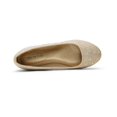 thumbnail image 3 of Zapatos Bailarinas con Pedrería DREAM PAIRS Dorado Talla 9, 3 of 6