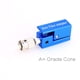 thumbnail image 2 of 1 conector de fibra óptica tipo SC/FC/ST, adaptador cuadrado（azul）, 2 of 5