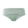 thumbnail image 2 of HUPOM Sexy Panties For Women Panties For Women Period Casual Tie Drop Waist Green M, 2 of 7