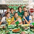 thumbnail image 5 of Football Party Decorations Super Game Bowl Party Decoration Set Includes Dinner Plates, Dessert Plates, Napkins, Cups, Banner and Football Tablecloth for Football Themed Party Decorations, Serve 16, 5 of 7