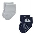 thumbnail image 6 of Luvable Friends Infant Boy Newborn and Baby Terry Socks, Whale, 6-12 Months, 6 of 8