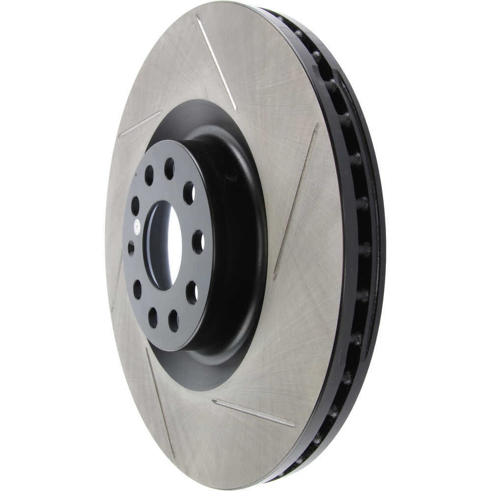 StopTech Power Slot 09 VW CC (Passat CC) / 06-09 Passat Front Left Slotted Rotor Fits select: 2008 VOLKSWAGEN R32, 2006-2008 VOLKSWAGEN PASSAT