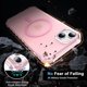 thumbnail image 3 of For iPhone 14 Case Compatible with MagSafe Small Wavy Edge PC + TPU Phone Cover - Black, 3 of 5