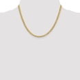 thumbnail image 2 of 14k 3.7mm Solid Polished Light Flat Cuban Chain in 14k Yellow Gold, 2 of 3