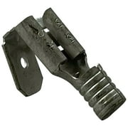 (100) Non-Insulated 12-10 Gauge Piggy Back Quick Disconnect Connector 1/4" .250 Blade Wire Terminal - USA