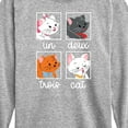 thumbnail image 3 of Disney Classics - Cats & Dogs - Un Deux Trois Cat - Toddler And Youth Long Sleeve Graphic T-Shirt, 3 of 5