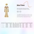 thumbnail image 7 of TiaoBug Kids Girls Off Shoulder Fringe Jumpsuit Disco Outfit for Retro Themed 70s Party & Stage Performance Gold 16, 7 of 7