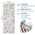 thumbnail image 2 of Pioneer Flower Floral Print Pattern Hot Yoga Mat Towel Non Slip for Hot Yoga - Quick-Drying Yoga Mat Cover with 4 Corner Pockets with Travel Bag - Hot Yoga Towel Non Slip 74"x26", 2 of 6