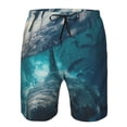 thumbnail image 3 of Fotbe Airplane Shark Trajes de Baño Estampados para Hombre, Shorts de Verano de Secado Rápido, Ropa de Playa, Bañadores-3X-Large, 3 of 6