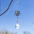 thumbnail image 3 of Colgante de cristal con forma de Luna y estrella para decoración Likrtyny del hogar joyería hecha a mano con diseño de Ángel de Metal para decoración de coche y jardín, 3 of 7