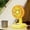 🔥 Yellow_Hot, variant on ZYXWVU Desk Fan USB Rechargeable Desktop Mini Fan Portable Small Quiet Fan for Dorm Students Office Desk Bedroom Personal Cooling Summer Fan