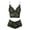 Green, variant on Casual Fashion Allover Print Loose Soft Sexy Nightdress Lingerie for Women Black L